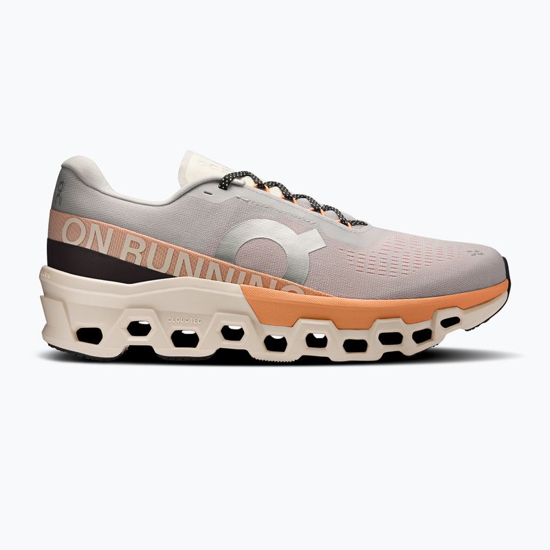 Men's On Running Cloudmonster 2 glacier/tangerine running shoes