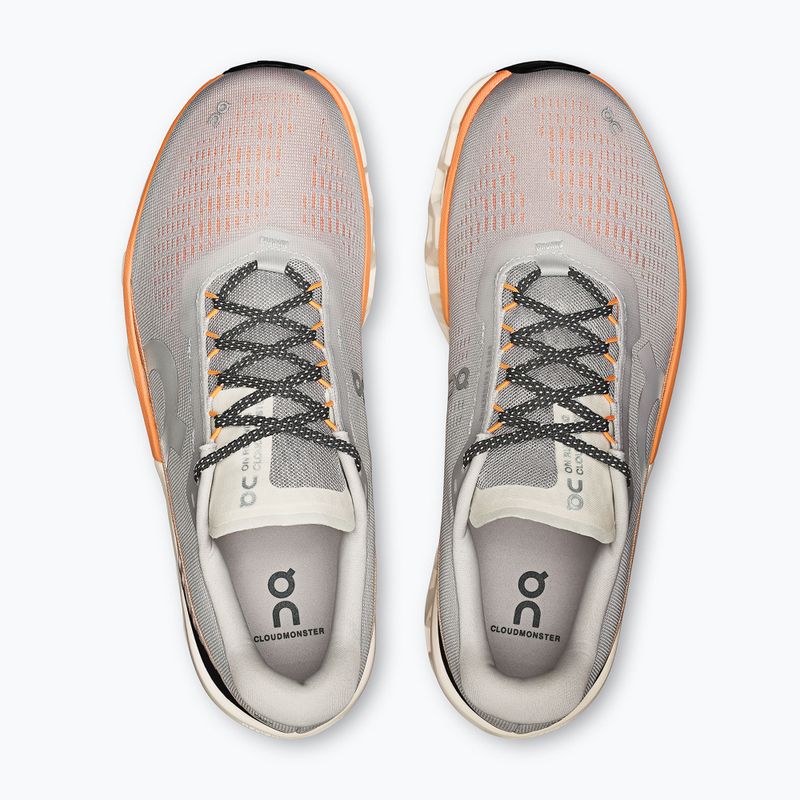 Men's On Running Cloudmonster 2 glacier/tangerine running shoes 6