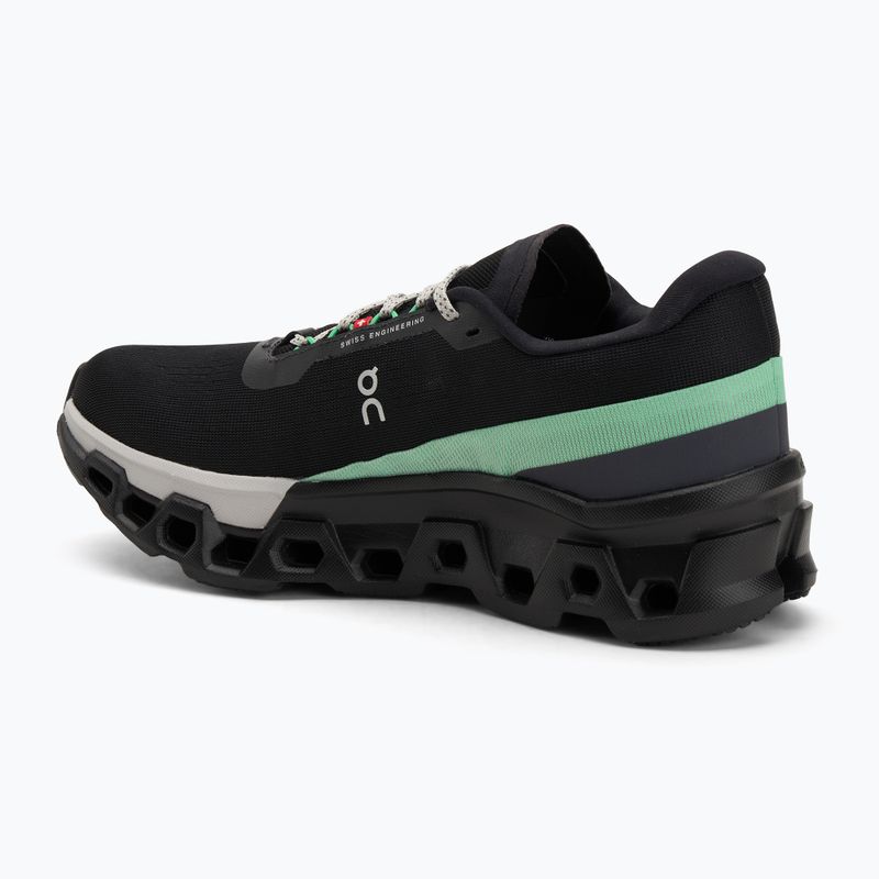 Men's On Cloudmonster 2 black/glacier running shoes 3