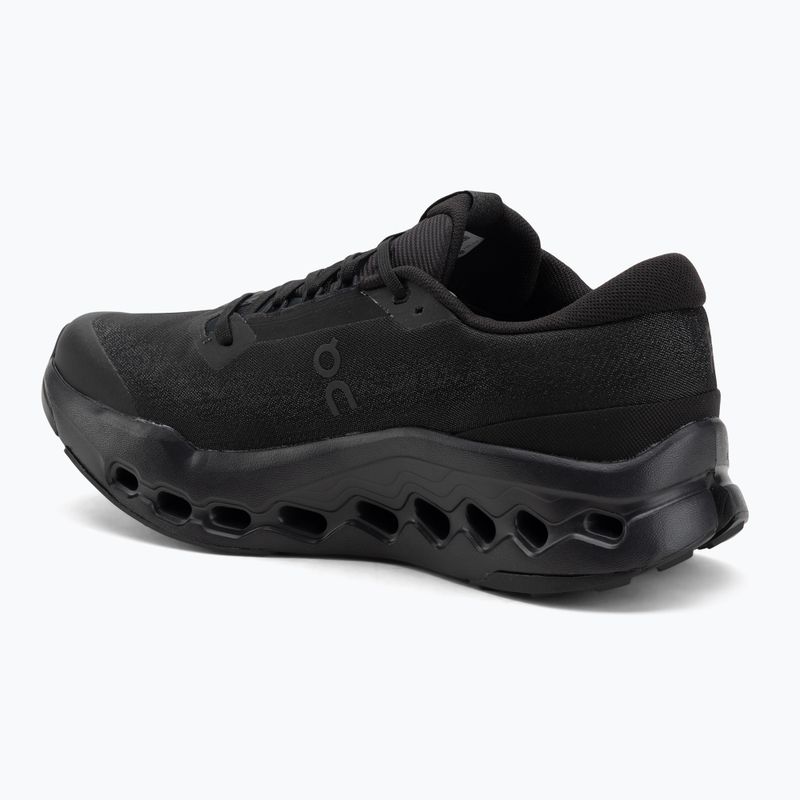 Men's running shoes On Cloudsurfer Trail 2 Waterproof black/black 3