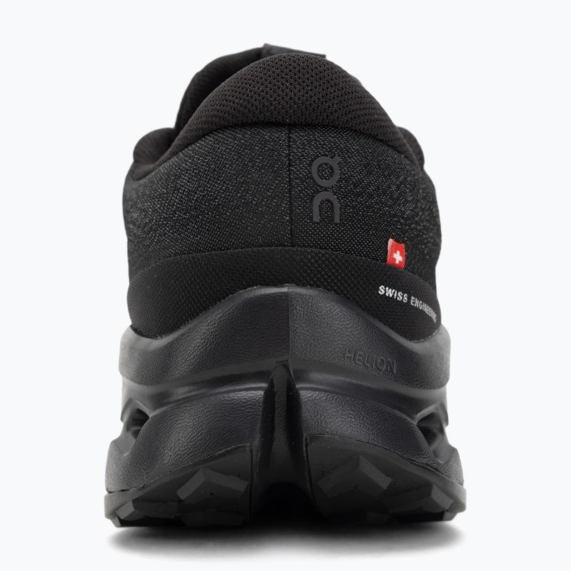 Men's running shoes On Cloudsurfer Trail 2 Waterproof black/black 6