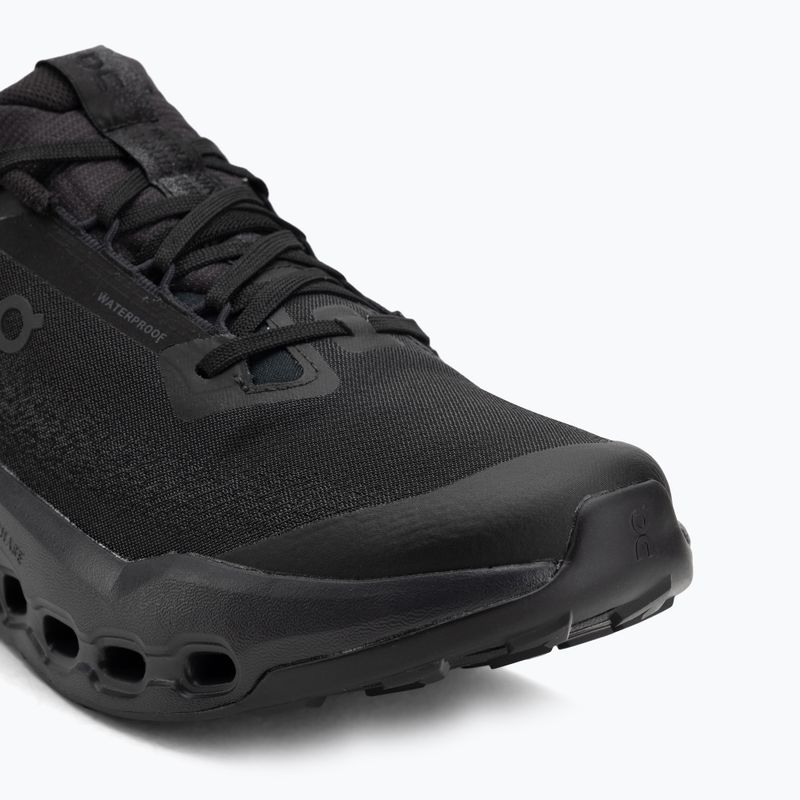 Men's running shoes On Cloudsurfer Trail 2 Waterproof black/black 7