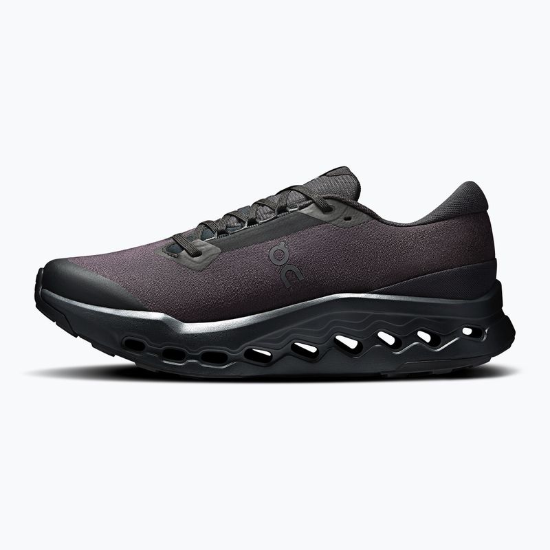 Men's running shoes On Cloudsurfer Trail 2 Waterproof black/black 9