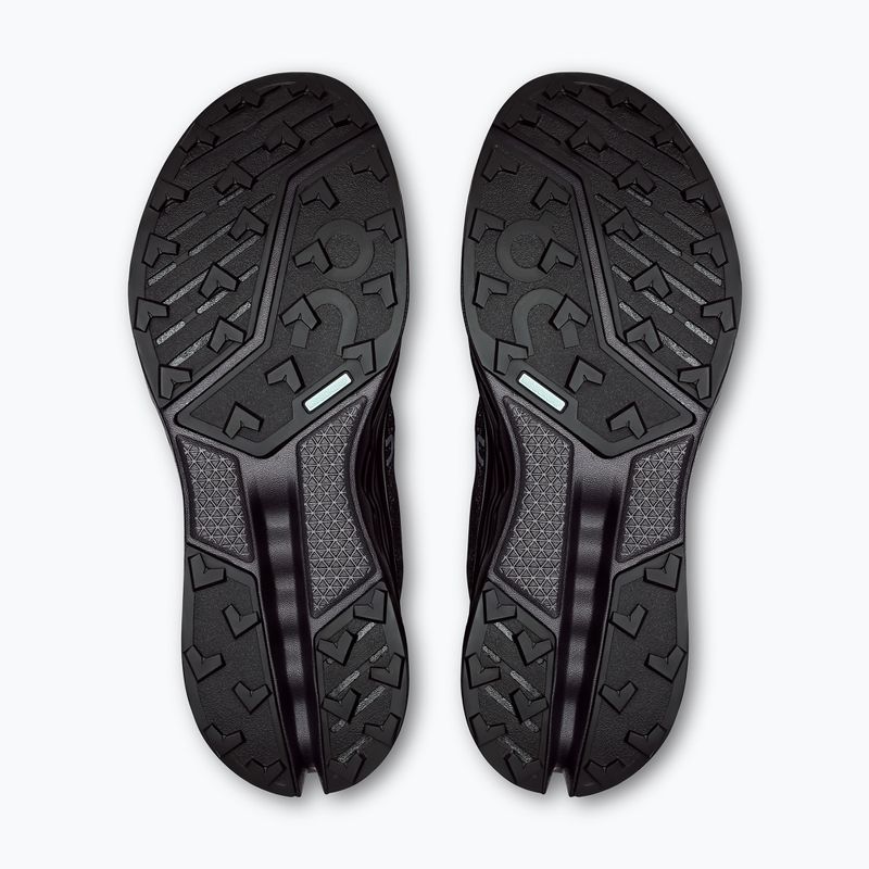 Men's running shoes On Cloudsurfer Trail 2 Waterproof black/black 12