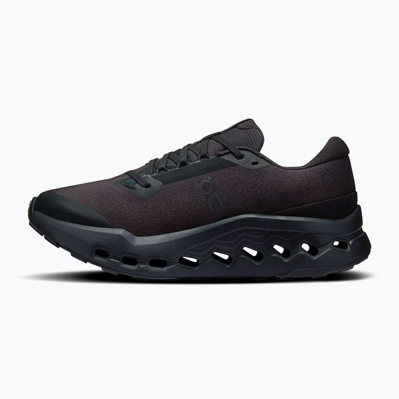 Women's running shoes On Cloudsurfer Trail 2 Waterproof black/black 2
