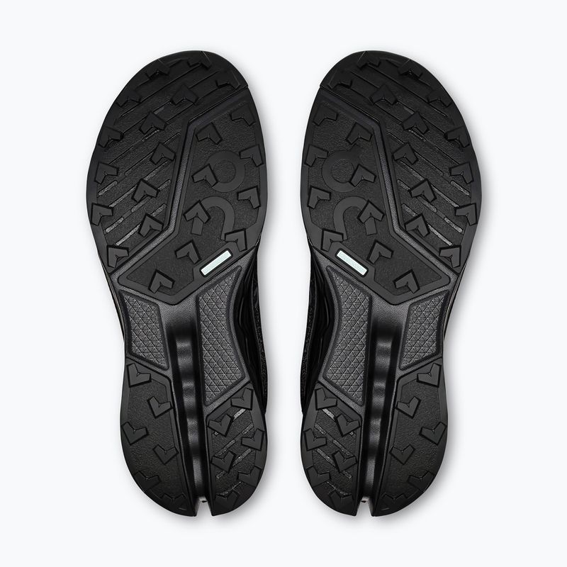 Women's running shoes On Cloudsurfer Trail 2 Waterproof black/black 5