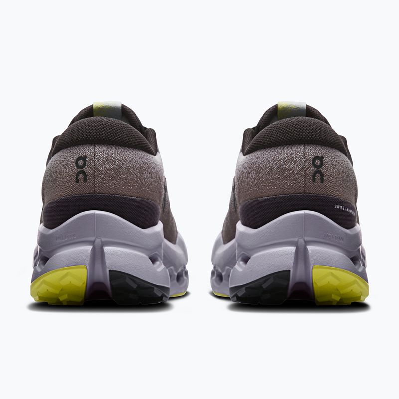 Women's running shoes On Cloudsurfer Trail 2 Waterproof black/lilac 4