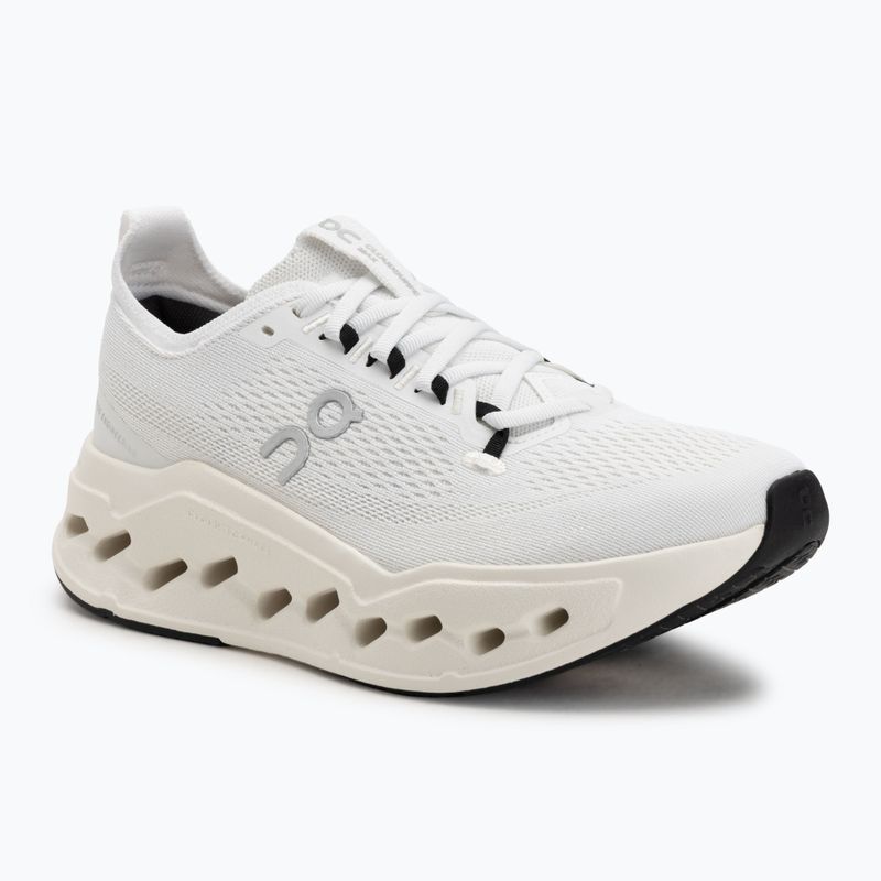 Women's On Cloudsurfer Max Wide white/white running shoes