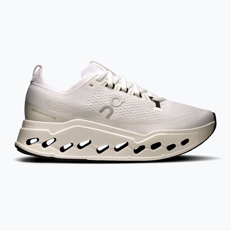Women's On Cloudsurfer Max Wide white/white running shoes