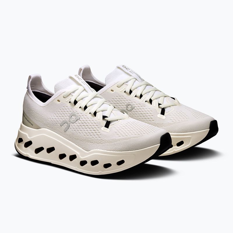 Women's On Cloudsurfer Max Wide white/white running shoes 3