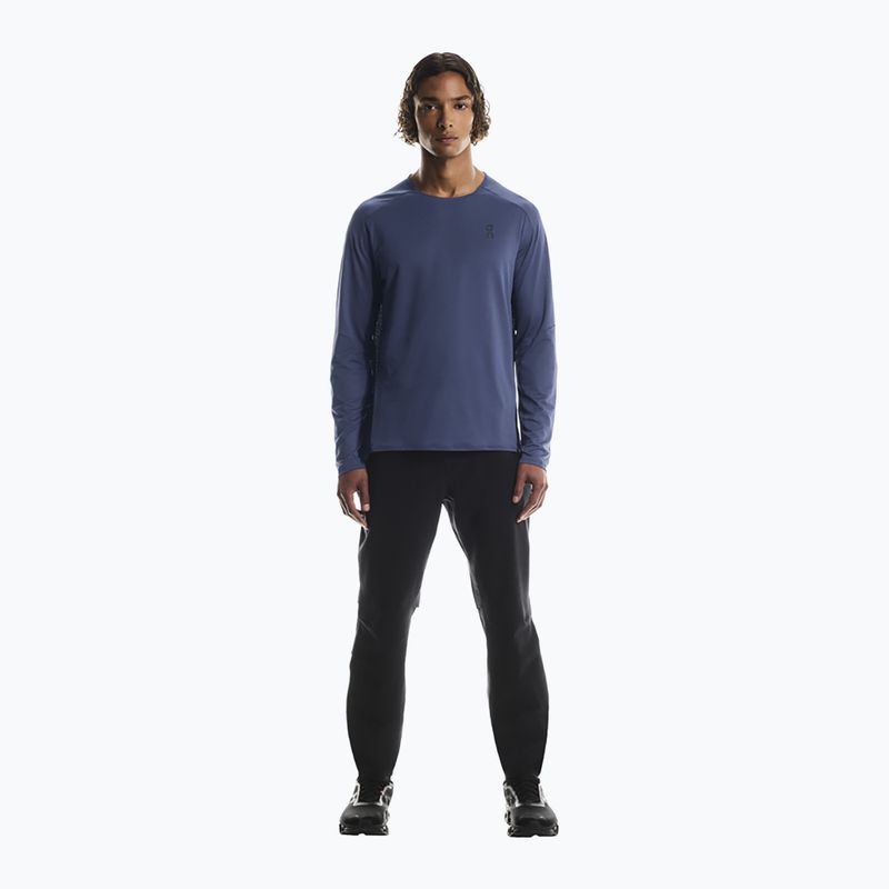 Men's On Performance Long-T acai/black running longsleeve 2