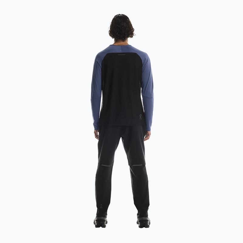 Men's On Performance Long-T acai/black running longsleeve 3