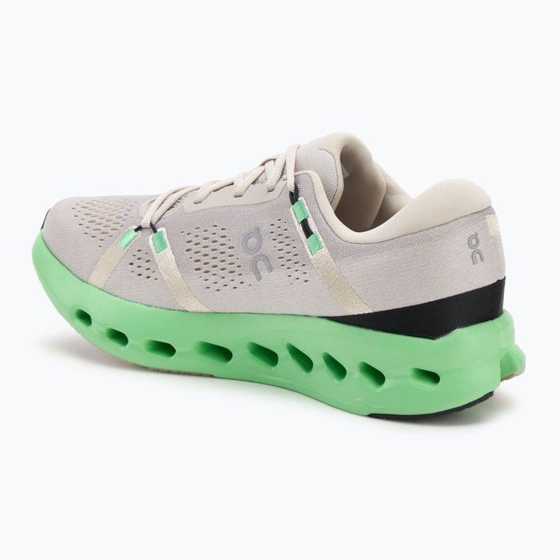 Men's On Cloudsurfer 2 truffle/honeydew running shoes 3