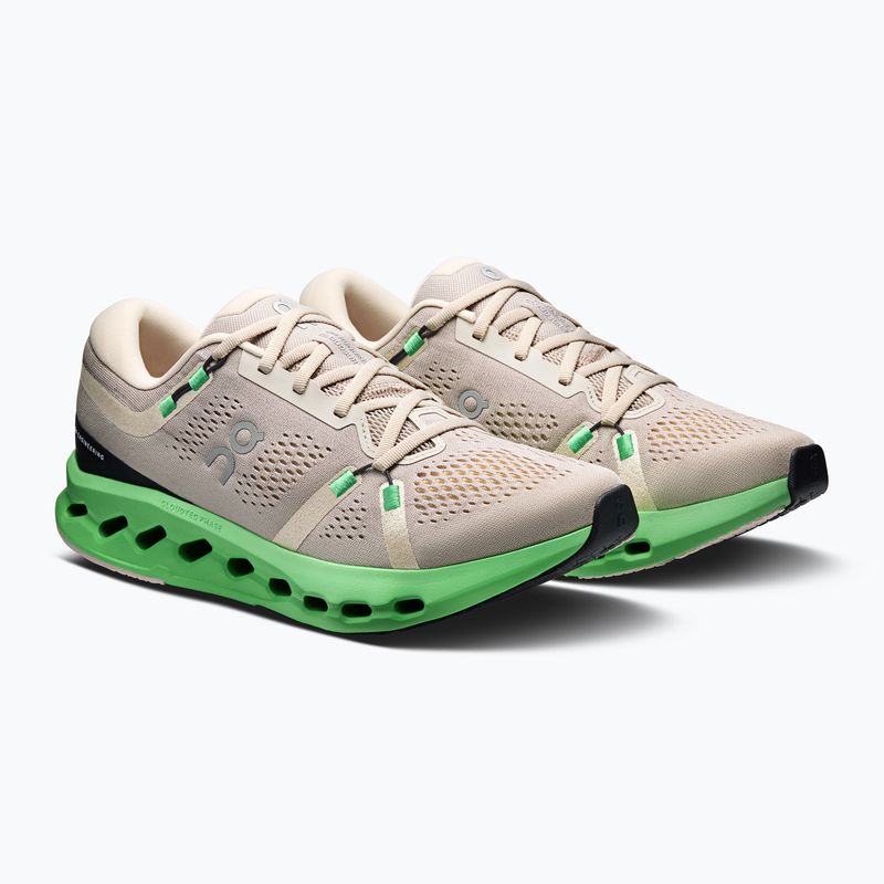 Men's On Running Cloudsurfer 2 truffle/honeydew running shoes 3