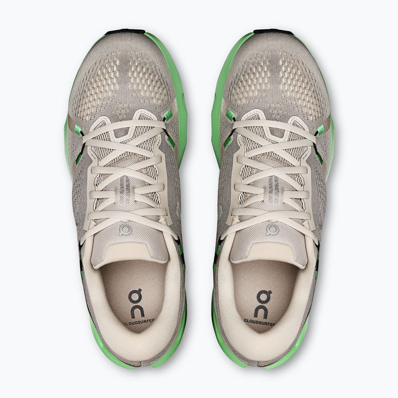 Men's On Running Cloudsurfer 2 truffle/honeydew running shoes 6