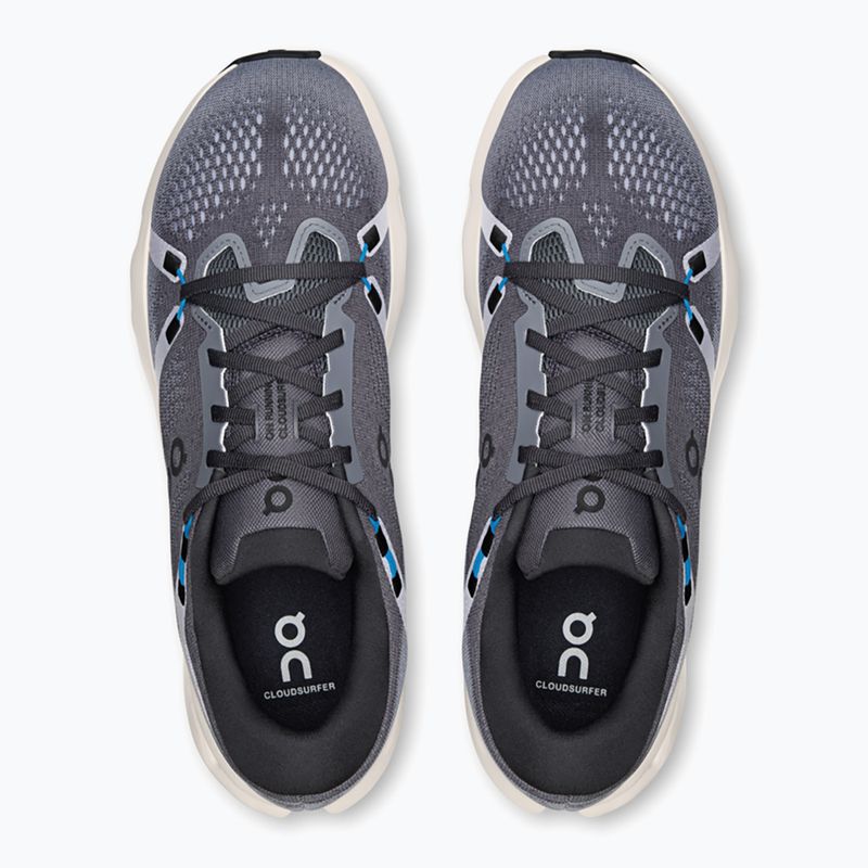 Men's On Cloudsurfer 2 black/malibu running shoes 6