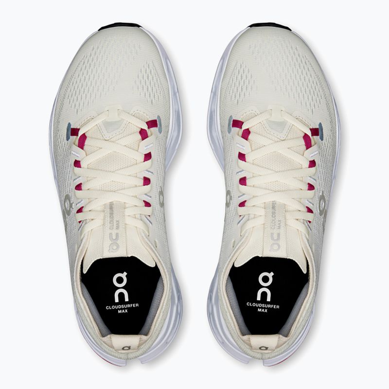 Women's On Cloudsurfer Max ivory/arctic running shoes 6