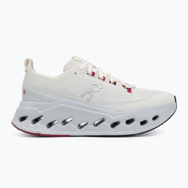 Women's On Cloudsurfer Max ivory/arctic running shoes 2