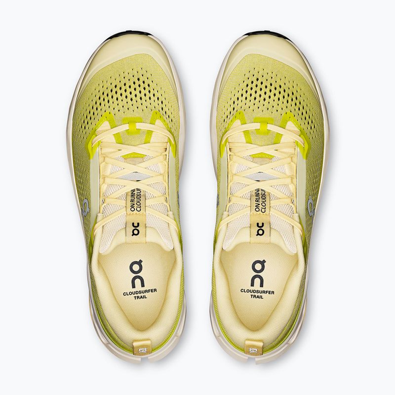Men's running shoes On Cloudsurfer Trail 2 ivory/lime 13