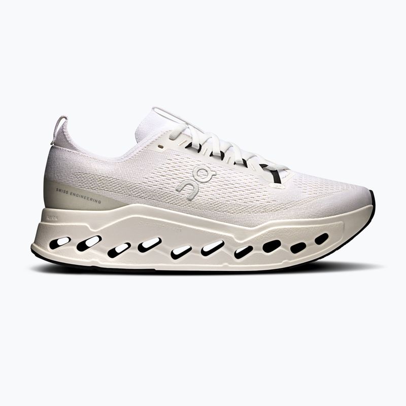 Men's On Cloudsurfer Max Wide white/white running shoes 8