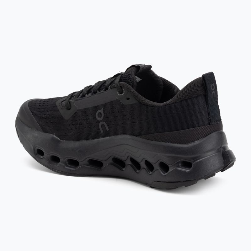 Women's running shoes On Cloudsurfer Trail 2 black/black 3
