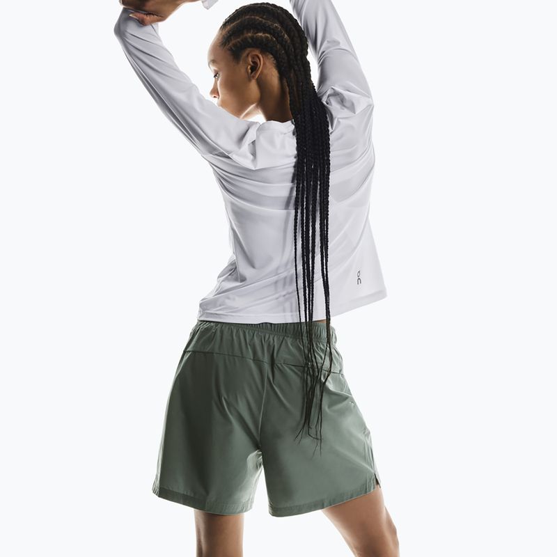 Women's running shorts On 5" Core olive 5