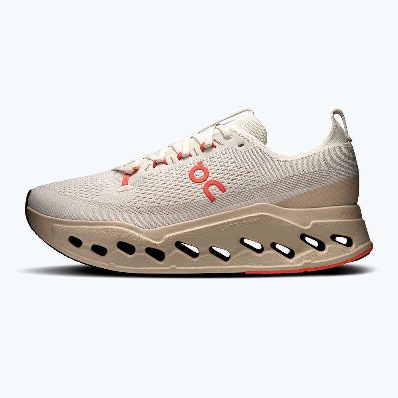 Men's On Cloudsurfer Max ivory/salmOn shoes 2
