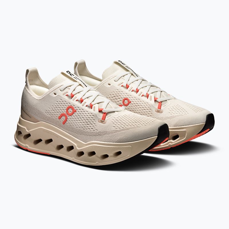 Men's On Cloudsurfer Max ivory/salmOn shoes 3