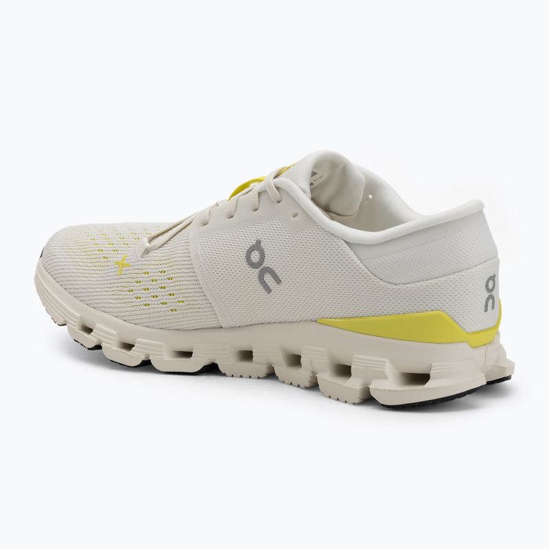 Men's running shoes On Cloud X 4 ivory/lime 3