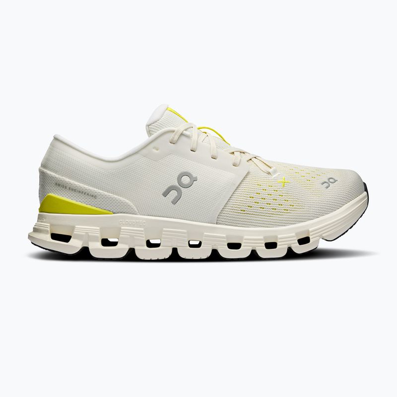 Men's running shoes On Cloud X 4 ivory/lime