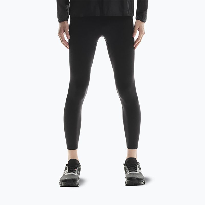 Men's running leggings On Performance Winter black