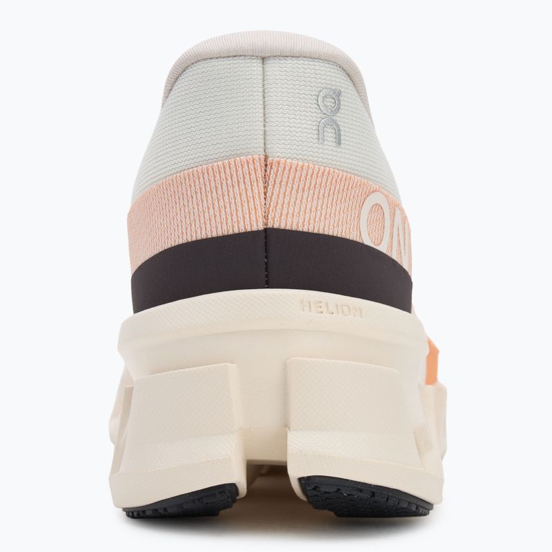 Women's On Cloudmonster 2 ivory/tangerine running shoes 6