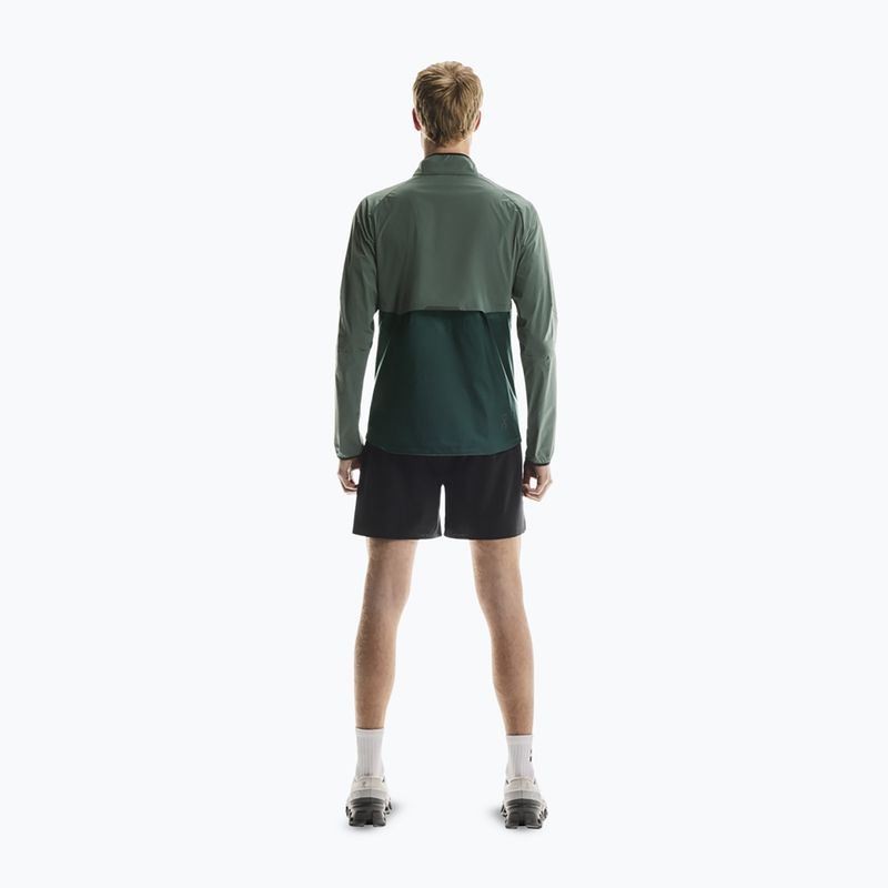Men's On Weather spirulina/olive running jacket 3