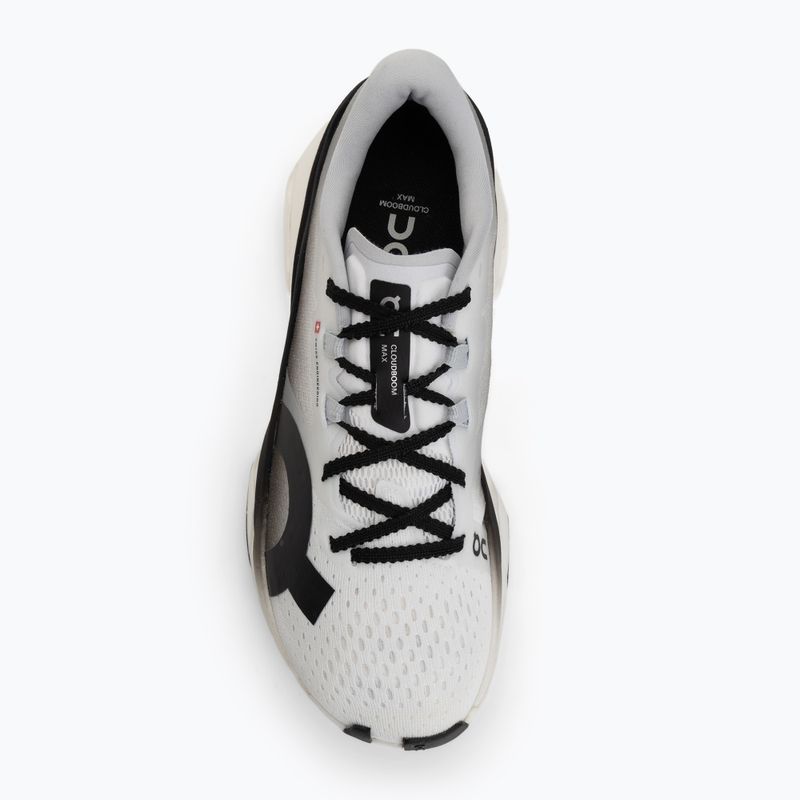 Women's running shoes On Cloudboom Max white/black 5