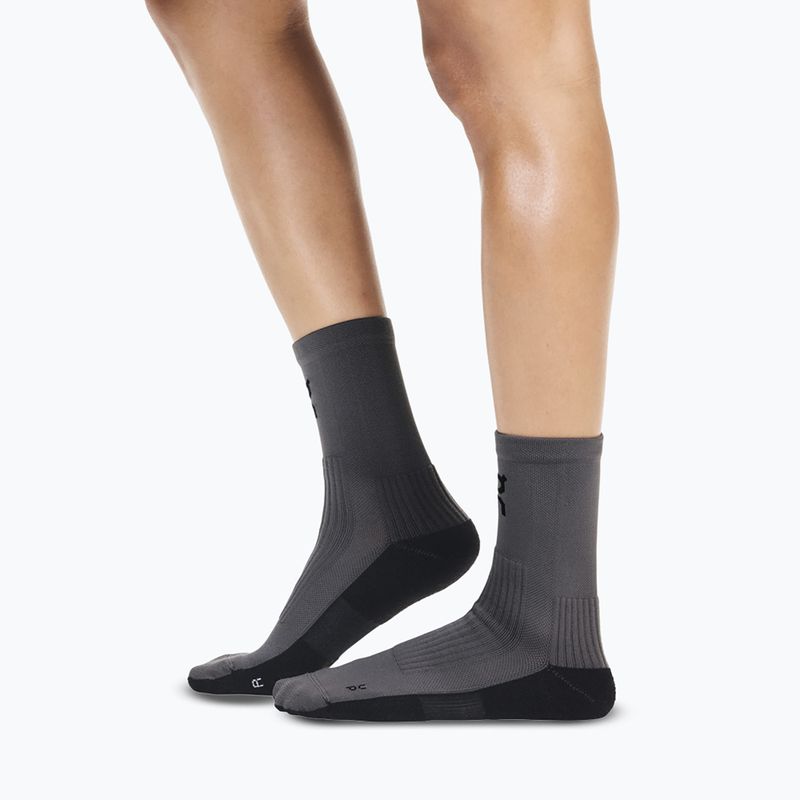 Socks On Trail High 2 pairs olive/eclise 4