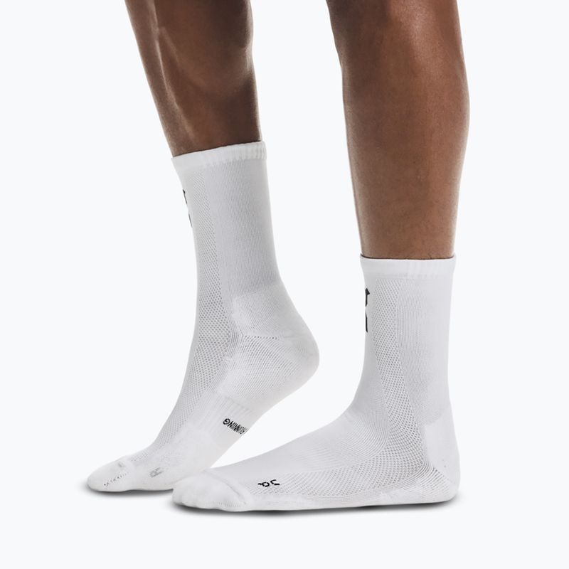 On Core Run High running socks 2 pairs white 2