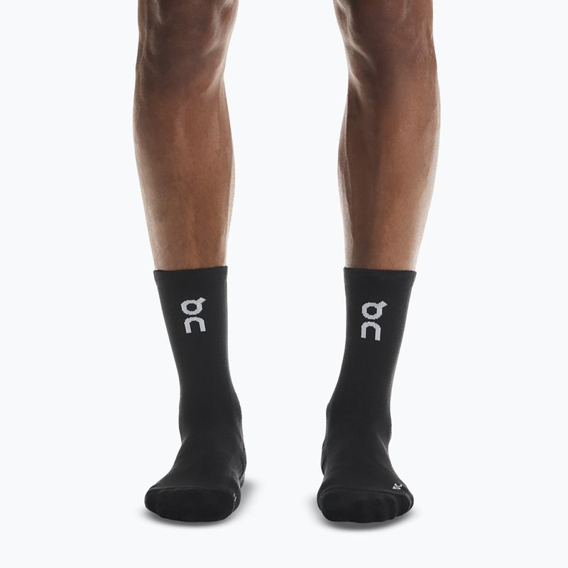 On Core Run High running socks 2 pairs black 3