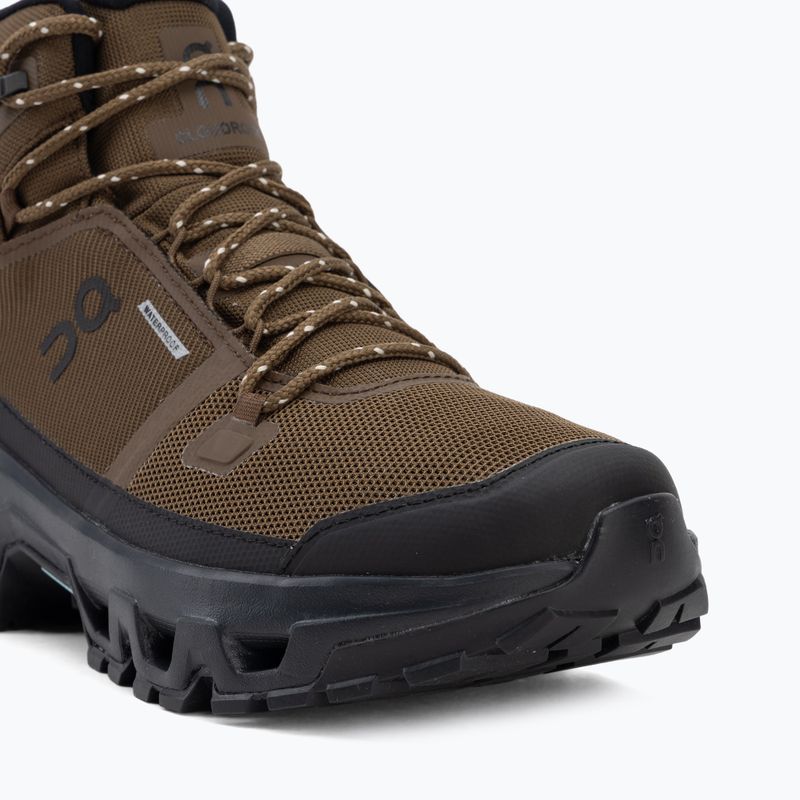 Men's hiking boots On Cloudrock Mid Waterproof earth/black 7