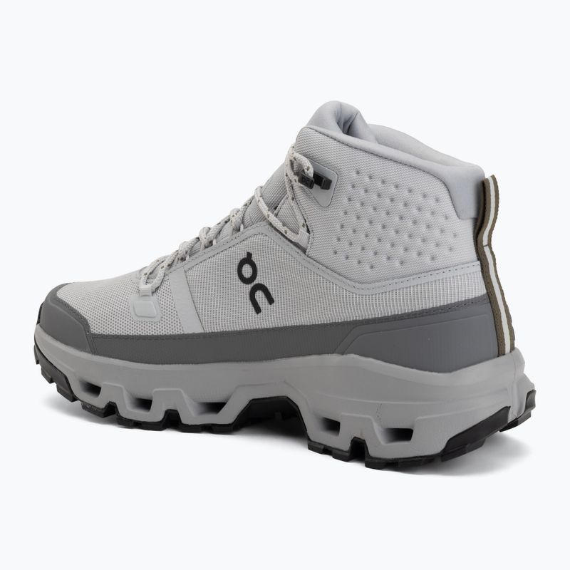 Men's hiking boots On Cloudrock Mid Waterproof glacier/alloy 3