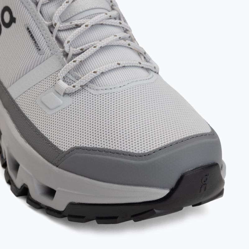 Men's hiking boots On Cloudrock Mid Waterproof glacier/alloy 7