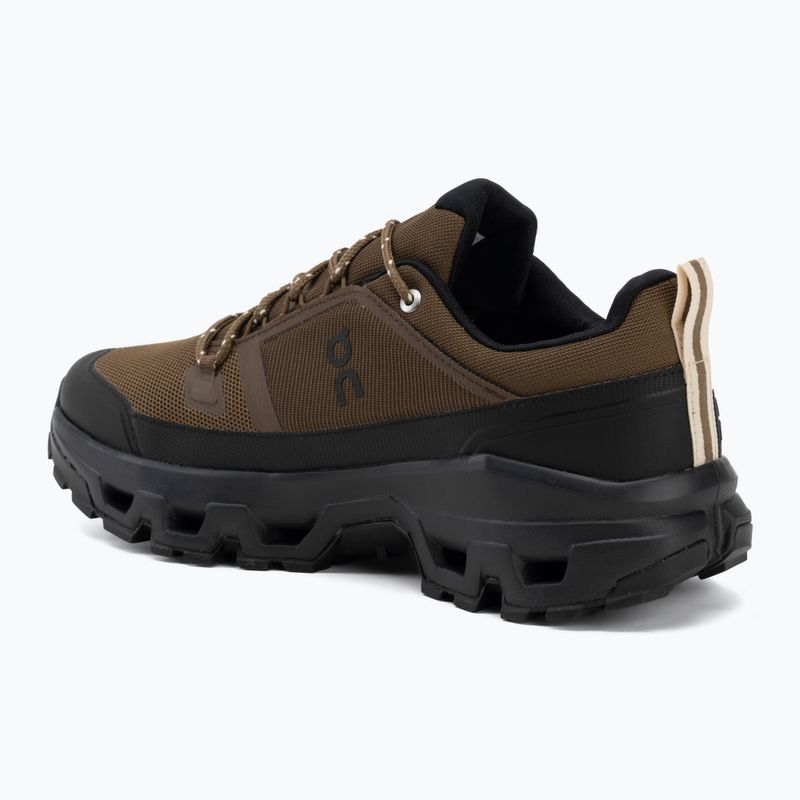 Men's shoes On Cloudrock Low Waterproof earth/black 3
