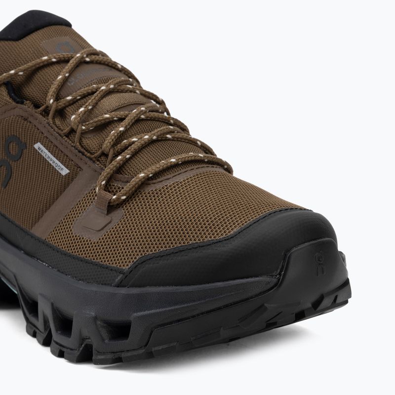Men's shoes On Cloudrock Low Waterproof earth/black 7