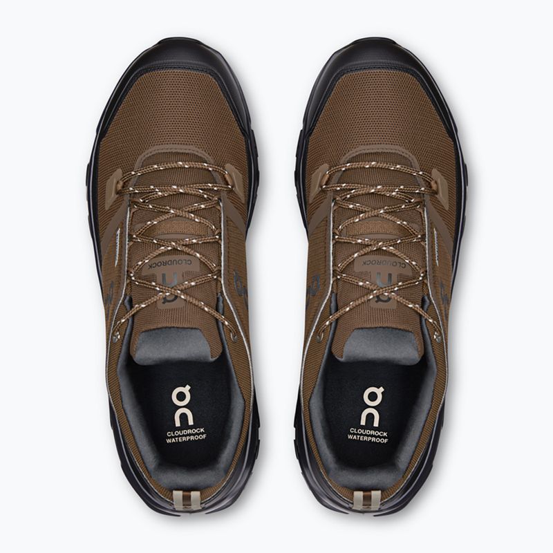 Women's shoes On Cloudrock Low Waterproof earth/black 5