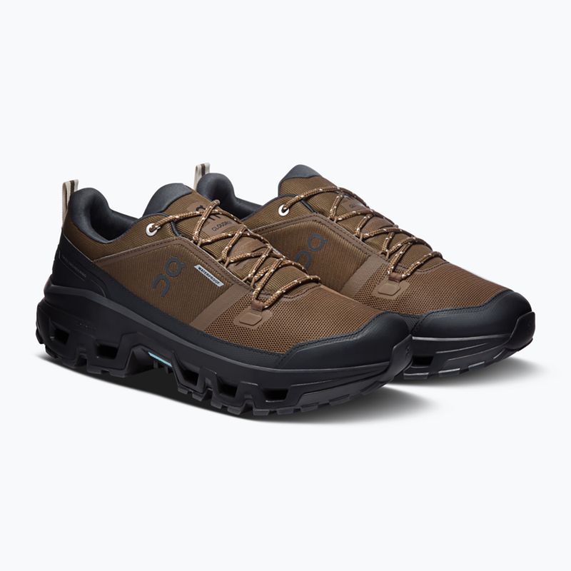 Men's hiking boots On Cloudrock Low Waterproof earth/black 2