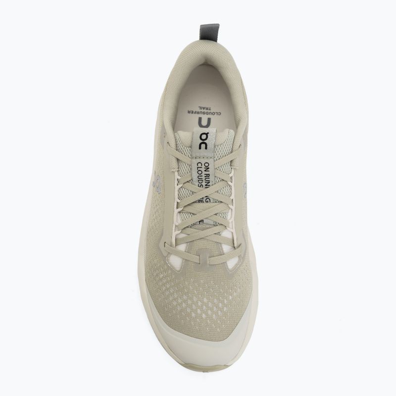 Men's running shoes On Cloudsurfer Trail 2 chalk/ghost 5