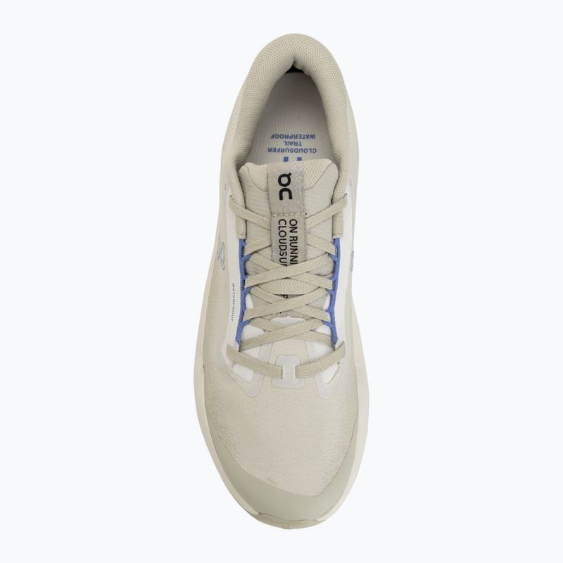 Men's running shoes On Cloudsurfer Trail 2 Waterproof ghost/chalk 5