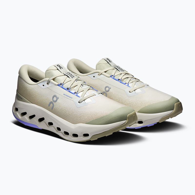 Men's running shoes On Running Cloudsurfer Trail 2 Waterproof ghost/chalk 3