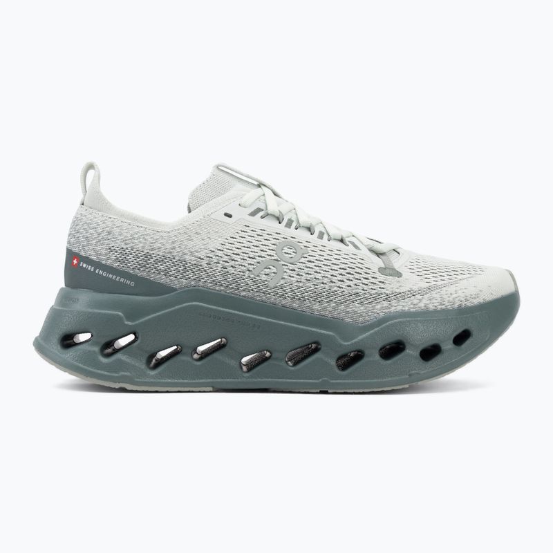 Men's running shoes On Cloudsurfer Max iceberg/olive 2