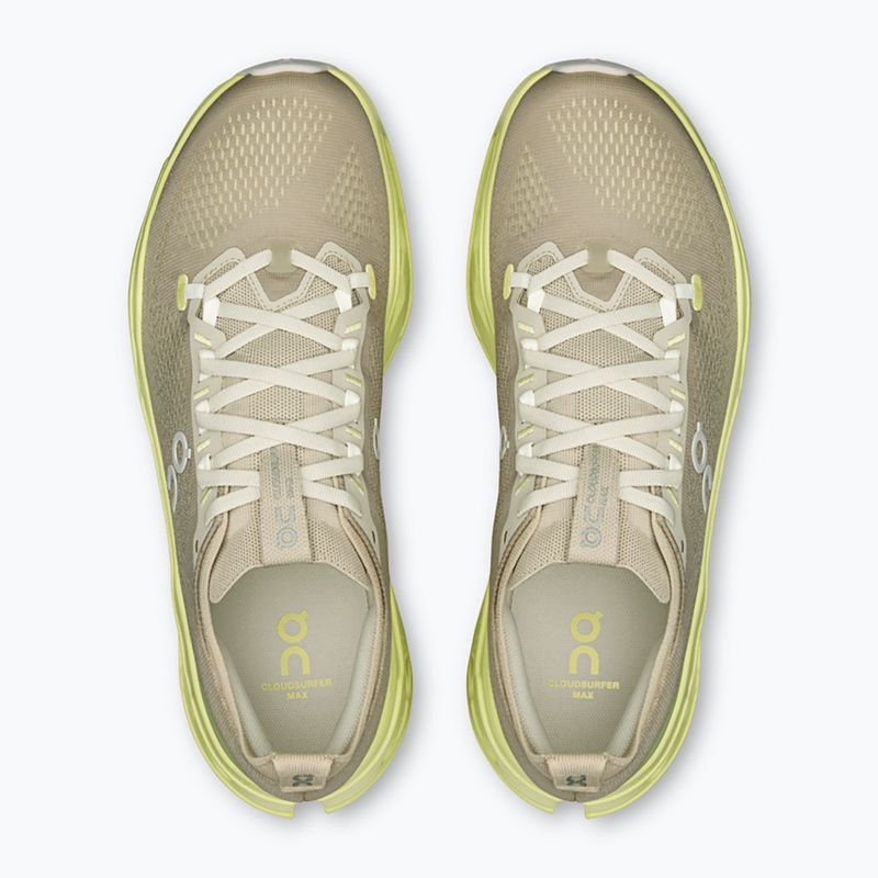 Men's running shoes On Cloudsurfer Max pelican/limelight 4