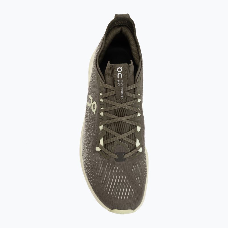 Men's running shoes On Cloudsurfer Max olive/seedling 5